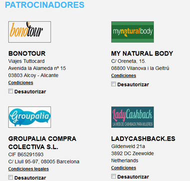 Patrocinios